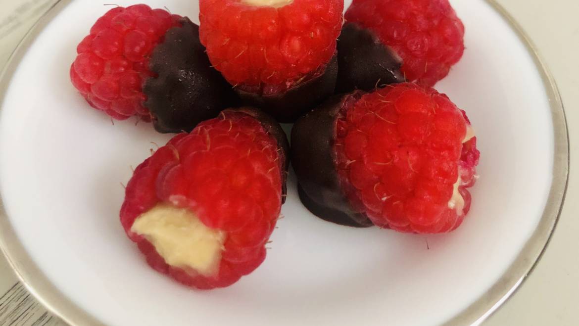 Raspberry perfect snack!